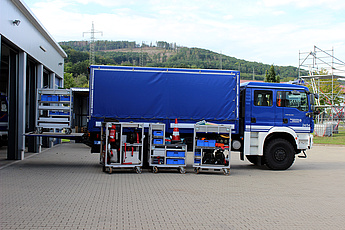Mehrzweckkraftwagen (MzKW) der FGr Notversorgung und Notinstandsetzung